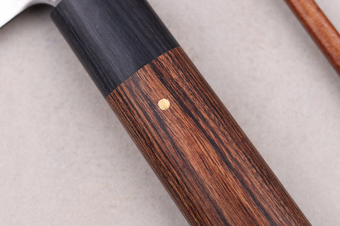 Couteau nakiri 17cm japonais Shizu Hamono Gen VG10 damas