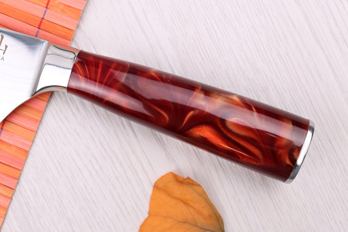 Couteau nakiri 17cm Kutoyama Red Flame