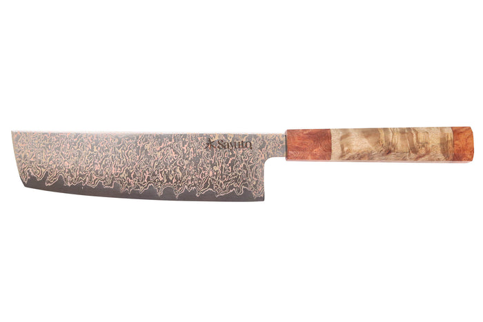 Couteau nakiri 17cm Sayuto Érable Damas 12Cr