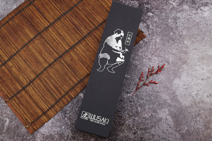 Couteau nakiri 17cm Wusaki Fujiko 10CR damas