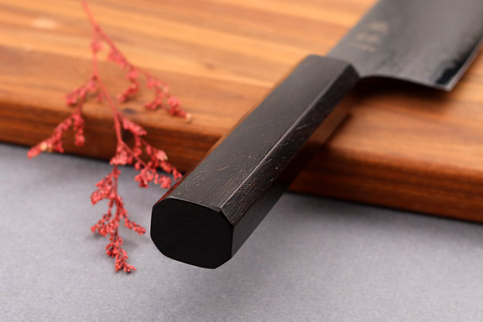 Couteau nakiri 18cm japonais artisanal Yuzo Kurogane Damas VG10