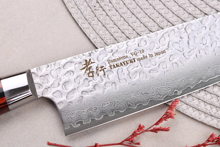 Couteau nakiri japonais 16cm Sakai Takayuki Damascus Western 33 couches