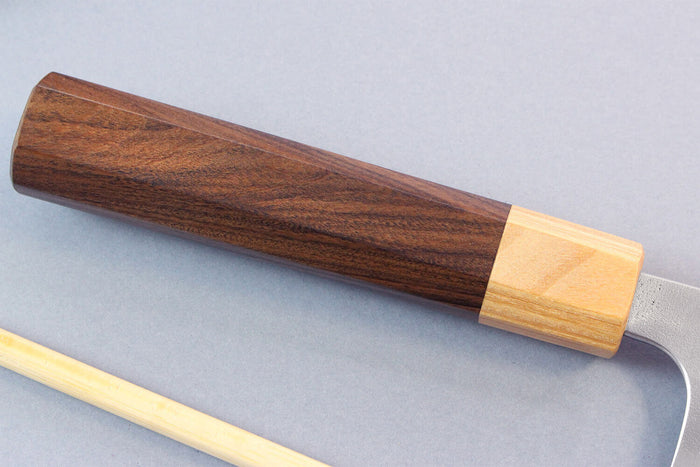 Couteau nakiri japonais artisanal Yoshimi Kato AS Nashiji 16,5cm