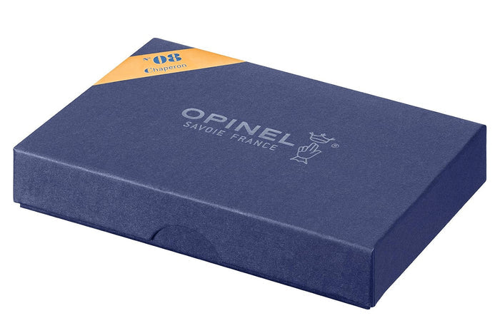 Couteau Opinel N°08 Chaperon lame poliglace et manche 4 bois
