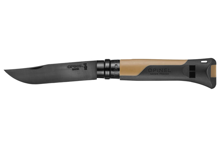 Couteau Opinel N°08 Horizon moutarde & noir