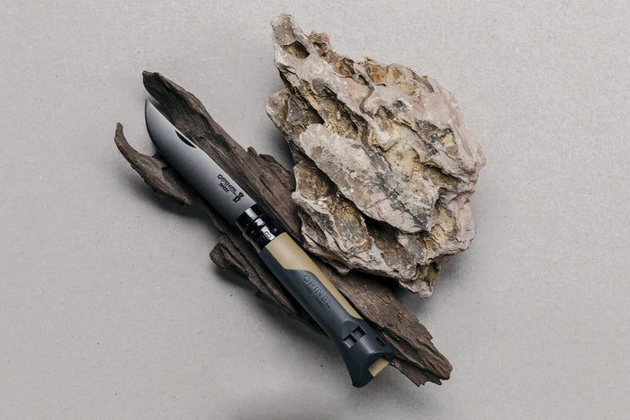 Couteau Opinel N°08 Horizon moutarde & noir
