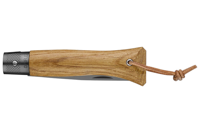 Couteau Opinel Neo6 lame 7cm Opiflex® revêtement noir manche en chêne