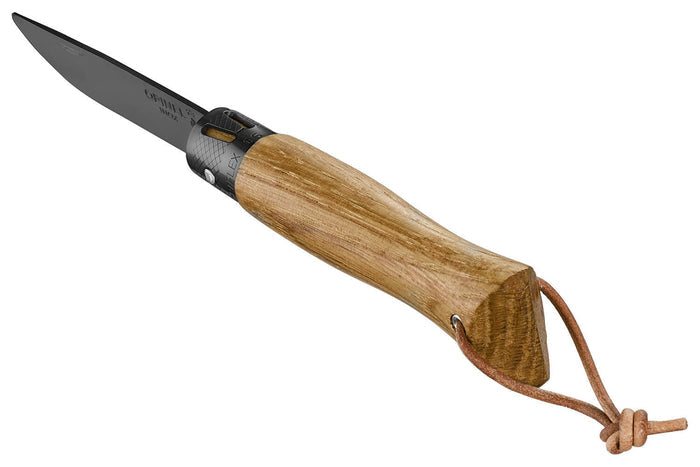 Couteau Opinel Neo6 lame 7cm Opiflex® revêtement noir manche en chêne