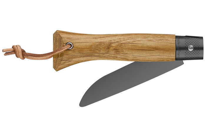 Couteau Opinel Neo6 lame 7cm Opiflex® revêtement noir manche en chêne