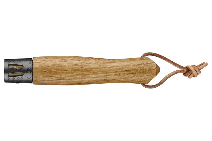 Couteau Opinel Neo6 lame 7cm Opiflex® revêtement noir manche en chêne