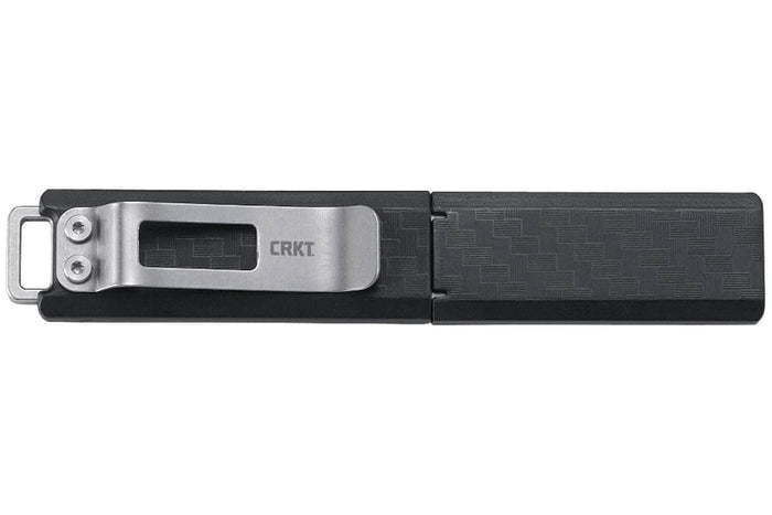 Couteau plat CRKT SCRIBE 2425 manche nylon renforcé avec fibre de verre avec capuchon