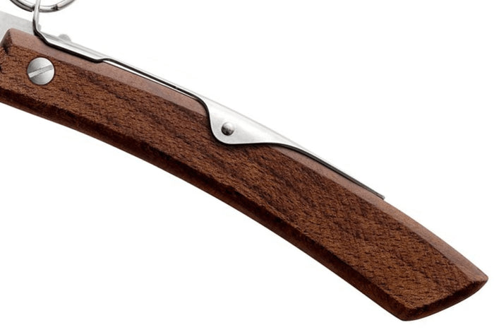 Couteau pliant artisanal Windmühlenmesser Ibex 100 manche en hêtre 14cm