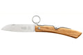 Couteau pliant artisanal Windmühlenmesser Ibex 100 manche en olivier 14cm