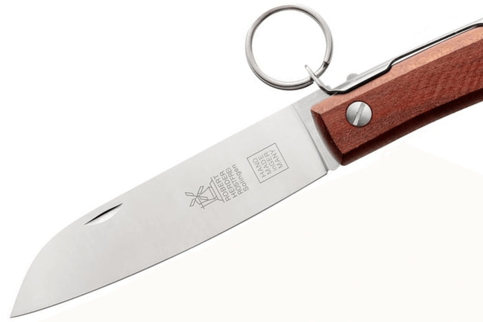 Couteau pliant artisanal Windmühlenmesser Ibex 100 manche en prunier 14cm