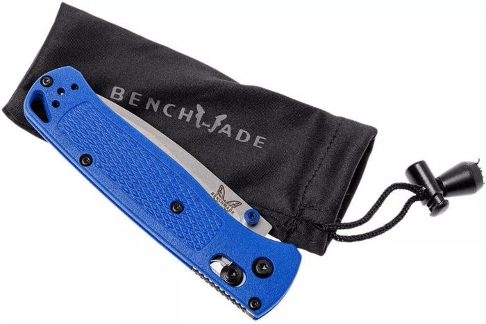 Couteau pliant Benchmade Bugout 535 manche Grivory bleu 10,7cm