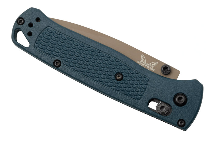 Couteau pliant Benchmade Bugout Crater Blue 535FE-05 manche Grivory bleu 10,7cm
