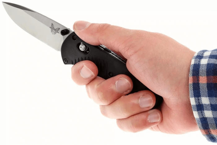 Couteau pliant Benchmade Mini Barrage 585 manche valox noir 10cm