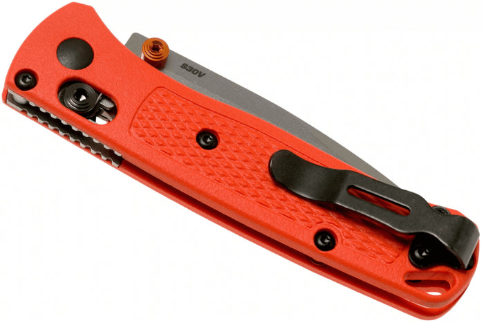 Couteau pliant Benchmade Mini Bugout 533 manche grivory orange 9cm