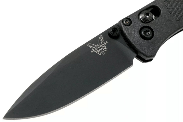 Couteau pliant Benchmade Mini Bugout 533BK-2 manche fibre de carbone CF-Elite® noir 9cm