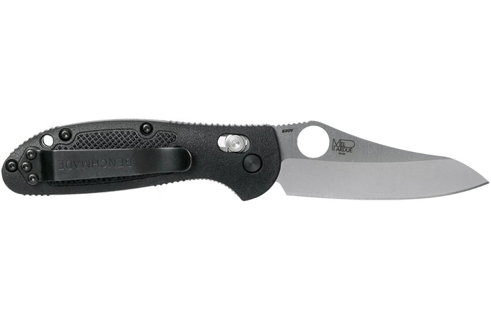 Couteau pliant Benchmade Mini Griptilian 555-S30V manche nylon renforcé de verre noir 9,8cm