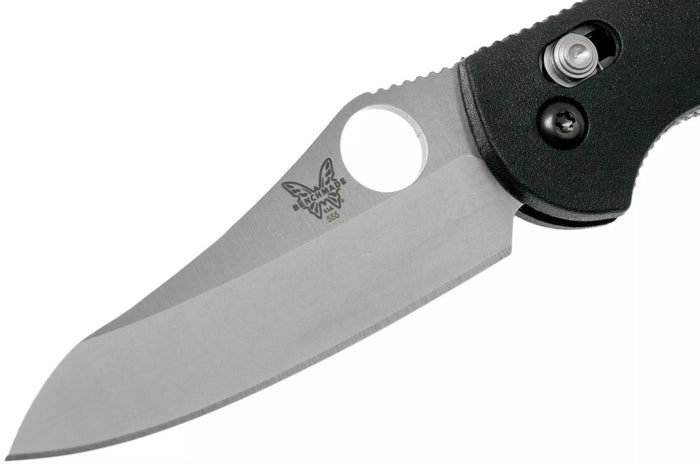 Couteau pliant Benchmade Mini Griptilian 555-S30V manche nylon renforcé de verre noir 9,8cm