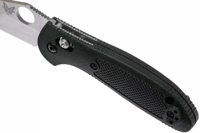 Couteau pliant Benchmade Mini Griptilian 555-S30V manche nylon renforcé de verre noir 9,8cm