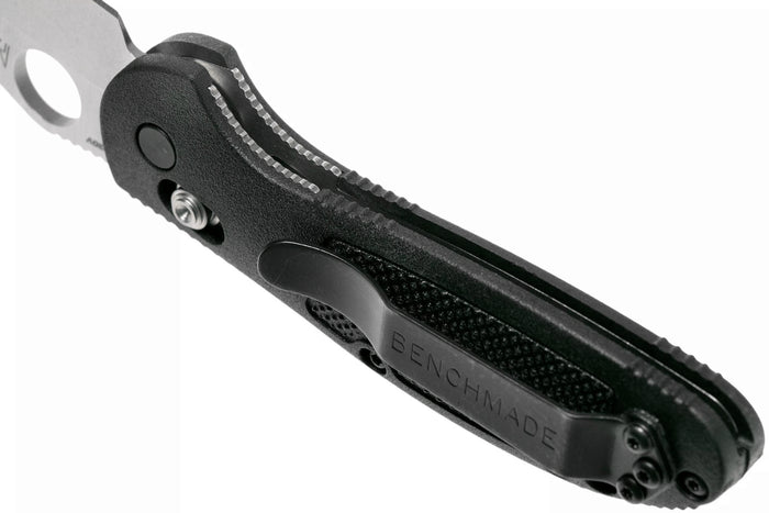 Couteau pliant Benchmade Mini Griptilian 555-S30V manche nylon renforcé de verre noir 9,8cm