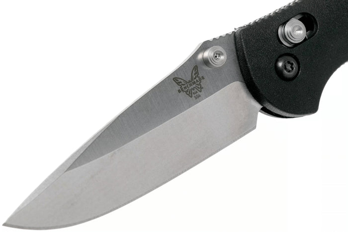 Couteau pliant Benchmade Mini Griptilian 556 manche Grivory noir 9,9cm