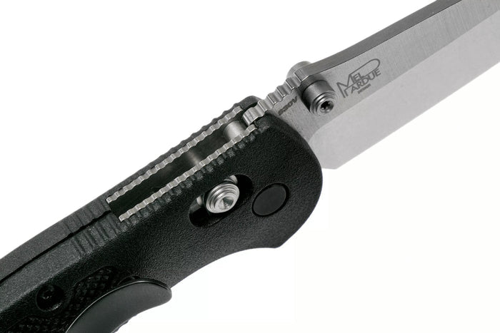 Couteau pliant Benchmade Mini Griptilian 556 manche Grivory noir 9,9cm