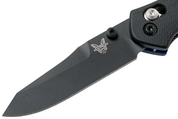 Couteau pliant Benchmade Mini Osborne 945BK-1 lame noire tanto manche G10 noir 9,8cm