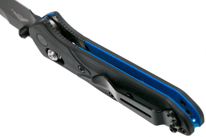 Couteau pliant Benchmade Mini Osborne 945BK-1 lame noire tanto manche G10 noir 9,8cm