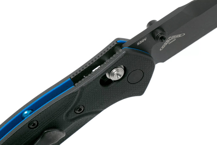 Couteau pliant Benchmade Mini Osborne 945BK-1 lame noire tanto manche G10 noir 9,8cm