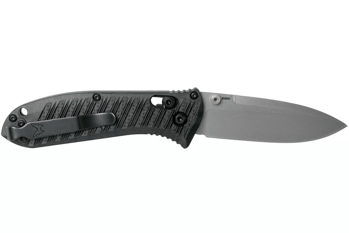 Couteau pliant Benchmade Mini Presidio II 575-1 manche fibre de carbone CF-Elite noir 10,9cm