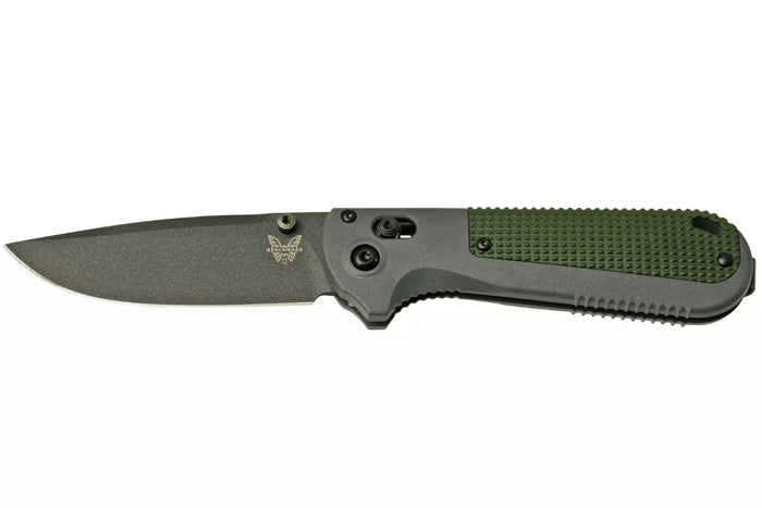 Couteau pliant Benchmade Redoubt 430BK manche Grivory gris/vert 12cm