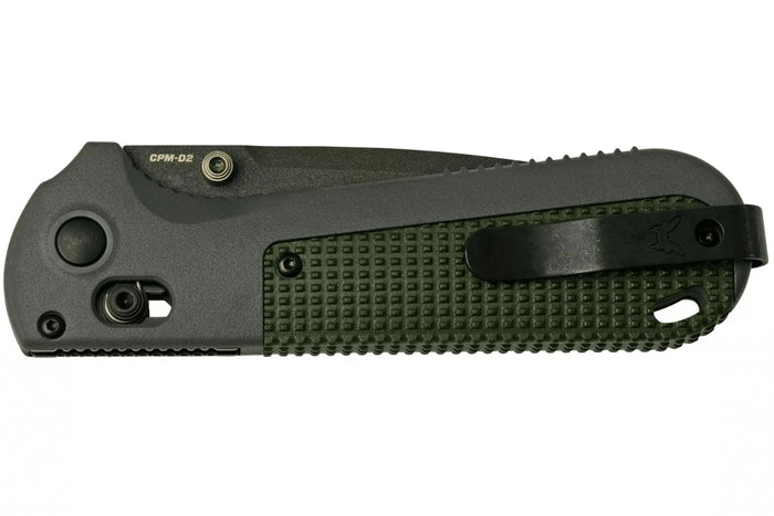 Couteau pliant Benchmade Redoubt 430BK manche Grivory gris/vert 12cm