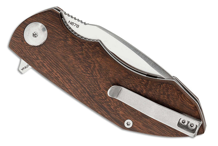 Couteau pliant Böker Arbolito Nahuel 01BA004 manche en bois de guayacan 11,8cm
