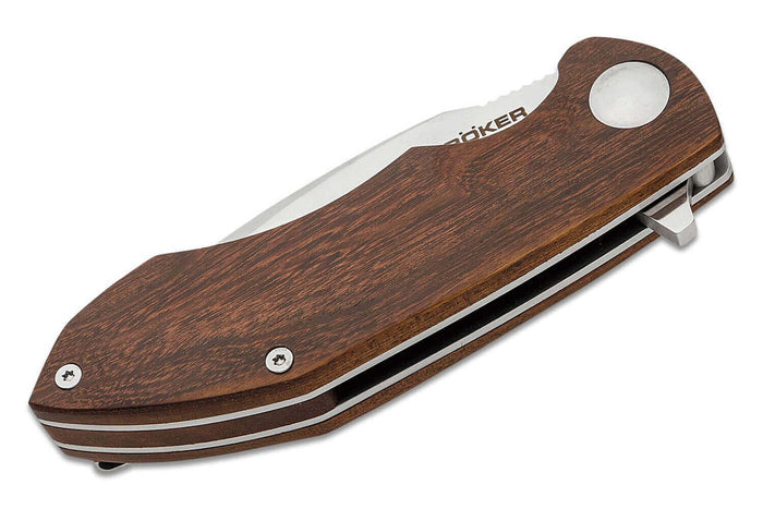 Couteau pliant Böker Arbolito Nahuel 01BA004 manche en bois de guayacan 11,8cm
