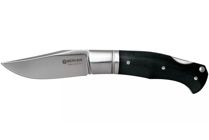 Couteau pliant Böker Boxer 111028 manche en micarta noir 10,8cm
