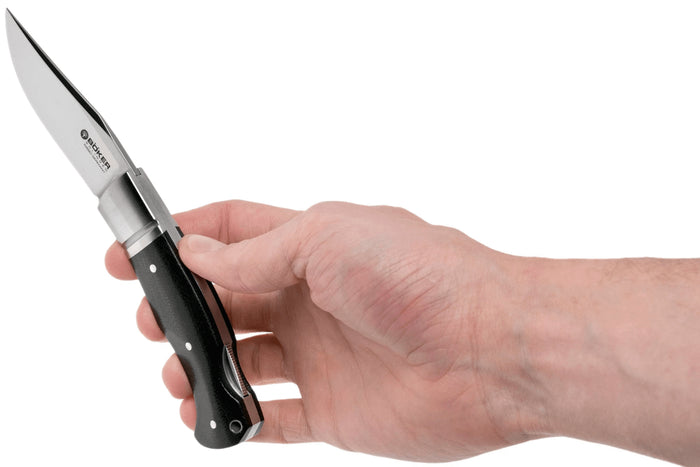Couteau pliant Böker Boxer 111028 manche en micarta noir 10,8cm