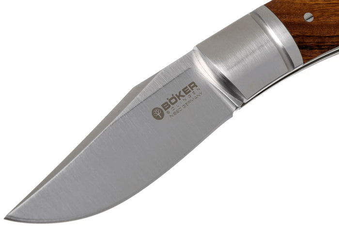 Couteau pliant Böker Boxer Desert Ironwood 111025 manche en bois de fer 10,8cm
