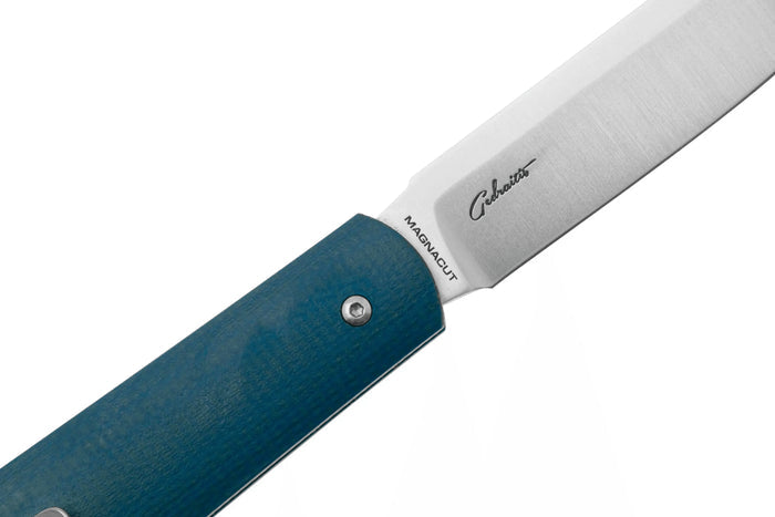 Couteau pliant Böker Coffin Denim 112944 manche en micarta bleu 10,7cm