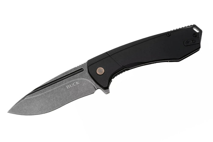Couteau pliant BUCK RUCKUS 0713CPS manche noir 12cm