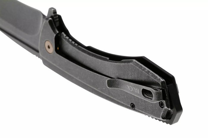 Couteau pliant BUCK RUCKUS 0713CPS manche noir 12cm