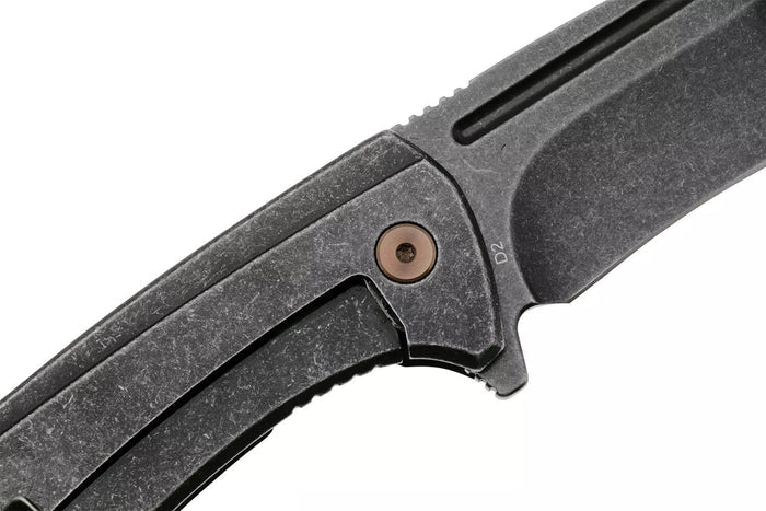 Couteau pliant BUCK RUCKUS 0713CPS manche noir 12cm