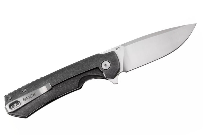 Couteau pliant BUCK STINGER 0714BKS manche noir 11cm