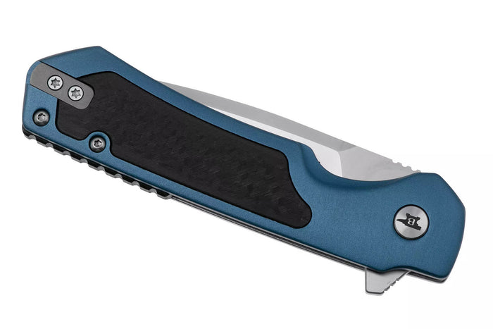 Couteau pliant BUCK STINGER 0714BLS manche bleu 11cm
