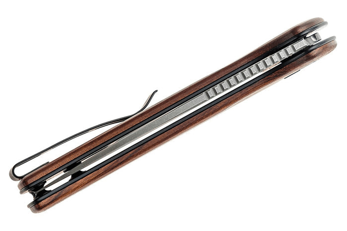 Couteau pliant CIVIVI Conspirator C210063 manche en bois Bubinga 11,7cm