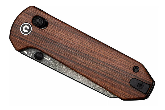 Couteau pliant CIVIVI Yonder Damas C23073BDS1 manche en bois de guibourtia 9,5cm