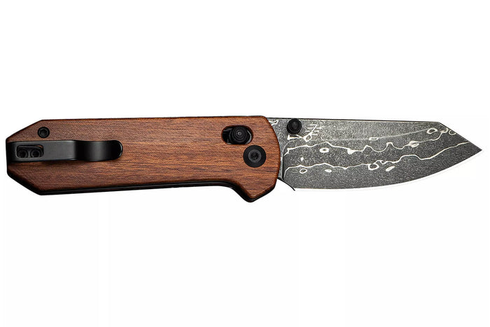 Couteau pliant CIVIVI Yonder Damas C23073BDS1 manche en bois de guibourtia 9,5cm