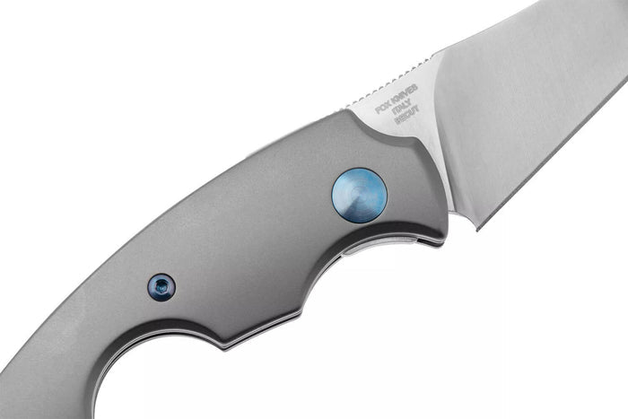 Couteau pliant coupe-cigare Fox Virtus FX.541TI manche 10cm en titanium + étui cuir